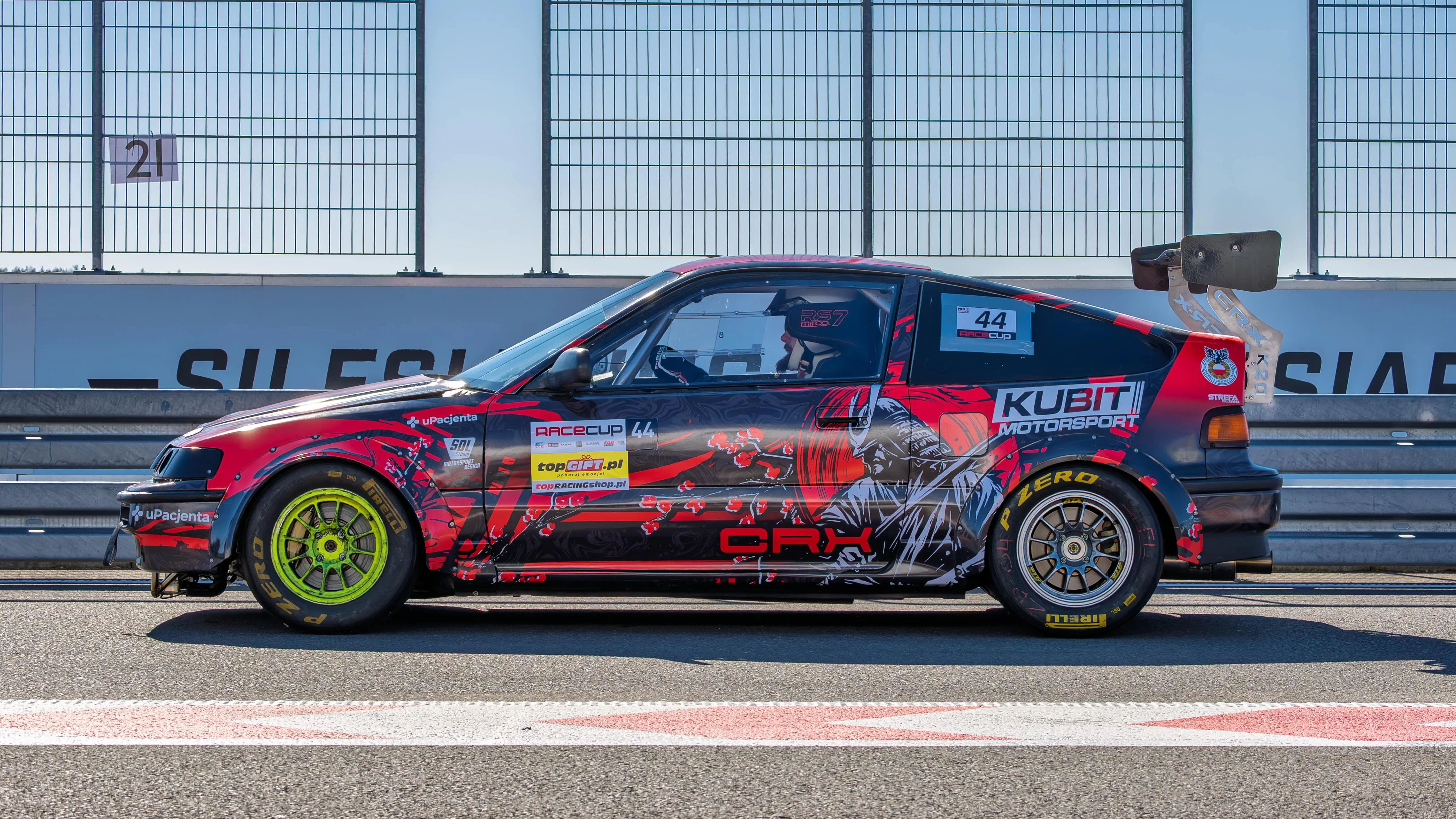 Honda CRX K20 przygotowana przez KUBIT Motorsport do wyścigów górskich